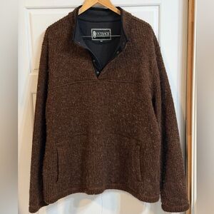 Outback Trading Company Men's V-Neck Brown Sweater super comfy